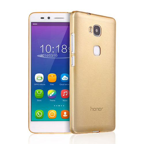 Ultra Slim Transparent TPU Soft Case for Huawei Honor 5X Gold