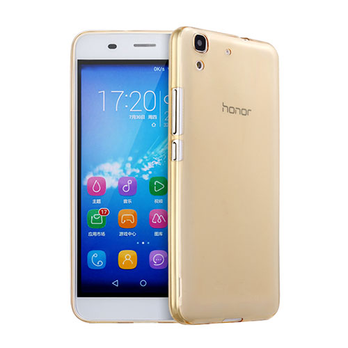 Ultra Slim Transparent TPU Soft Case for Huawei Y6 Gold