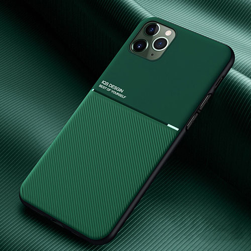 Ultra-thin Silicone Gel Soft Case 360 Degrees Cover C01 for Apple iPhone 11 Pro Green