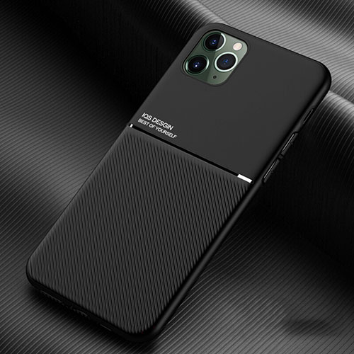 Ultra-thin Silicone Gel Soft Case 360 Degrees Cover C01 for Apple iPhone 11 Pro Max Black