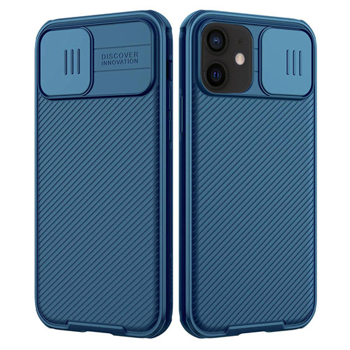 Ultra-thin Silicone Gel Soft Case 360 Degrees Cover C01 for Apple iPhone 12 Blue