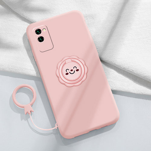 Ultra-thin Silicone Gel Soft Case 360 Degrees Cover C01 for Huawei Honor Play4 Pro 5G Pink