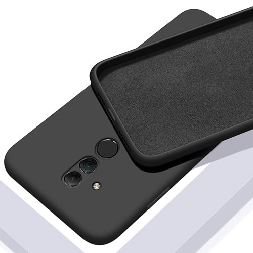 Ultra-thin Silicone Gel Soft Case 360 Degrees Cover C01 for Huawei Mate 20 Lite Black