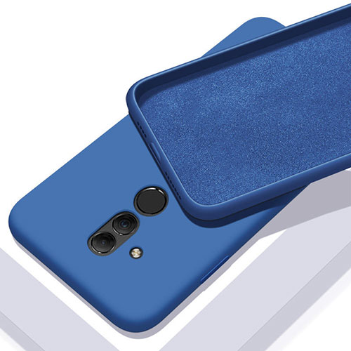 Ultra-thin Silicone Gel Soft Case 360 Degrees Cover C01 for Huawei Mate 20 Lite Blue