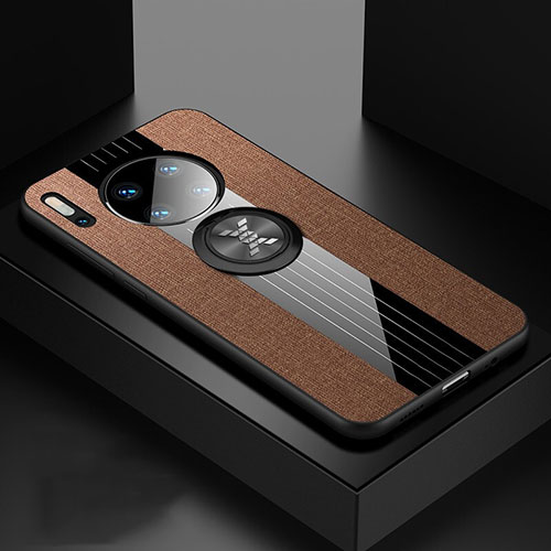 Ultra-thin Silicone Gel Soft Case 360 Degrees Cover C01 for Huawei Mate 30 Brown