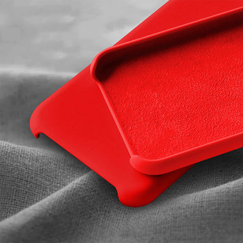 Ultra-thin Silicone Gel Soft Case 360 Degrees Cover C01 for Huawei P30 Lite Red