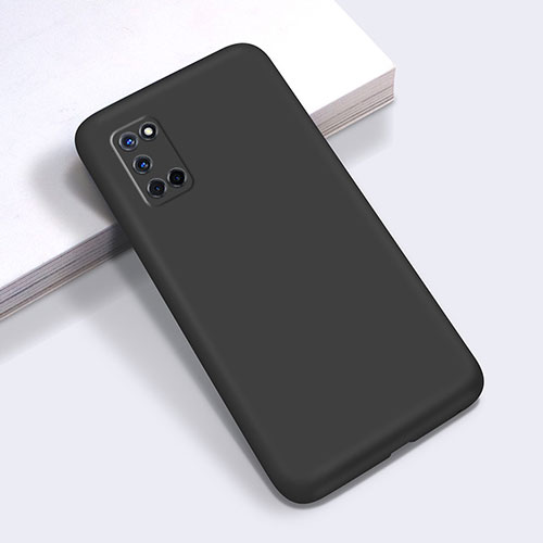 Ultra-thin Silicone Gel Soft Case 360 Degrees Cover C01 for Oppo A72 Black