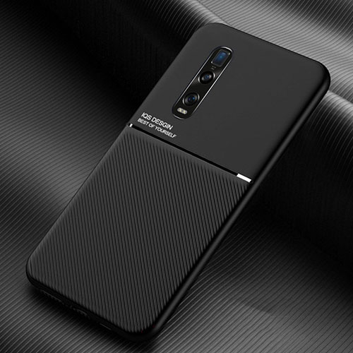 Ultra-thin Silicone Gel Soft Case 360 Degrees Cover C01 for Oppo Find X2 Pro Black