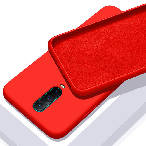 Ultra-thin Silicone Gel Soft Case 360 Degrees Cover C01 for Oppo R17 Pro Red