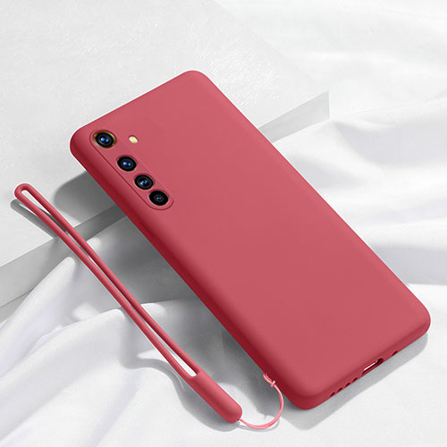 Ultra-thin Silicone Gel Soft Case 360 Degrees Cover C01 for Realme X50 Pro 5G Red Wine