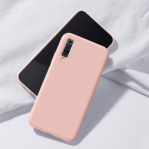 Ultra-thin Silicone Gel Soft Case 360 Degrees Cover C01 for Samsung Galaxy A70 Pink