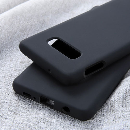 Ultra-thin Silicone Gel Soft Case 360 Degrees Cover C01 for Samsung Galaxy S10e Black