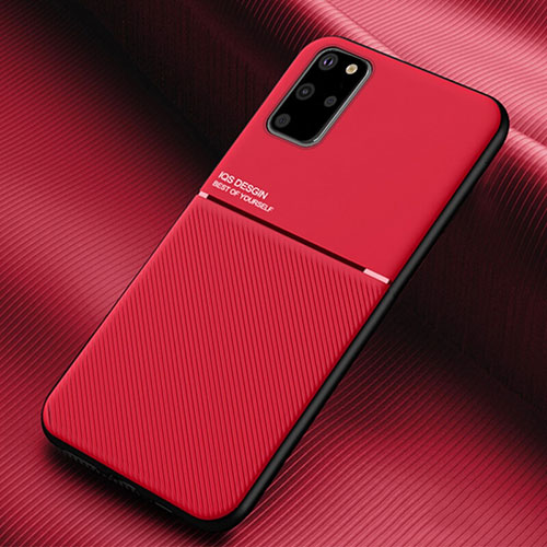 Ultra-thin Silicone Gel Soft Case 360 Degrees Cover C01 for Samsung Galaxy S20 Plus 5G Red