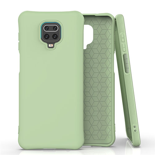 Ultra-thin Silicone Gel Soft Case 360 Degrees Cover C01 for Xiaomi Redmi Note 9 Pro Max Green
