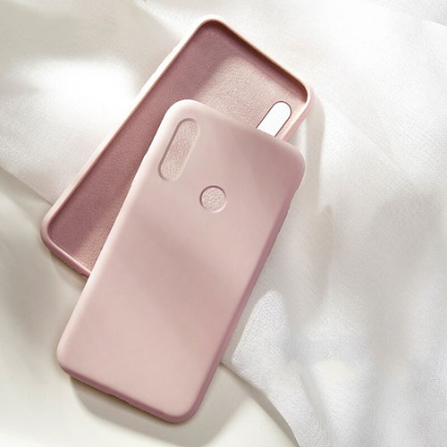 Ultra-thin Silicone Gel Soft Case 360 Degrees Cover C02 for Huawei Honor 20 Lite Pink