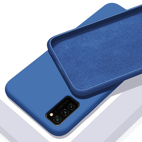 Ultra-thin Silicone Gel Soft Case 360 Degrees Cover C02 for Huawei Honor View 30 5G Blue