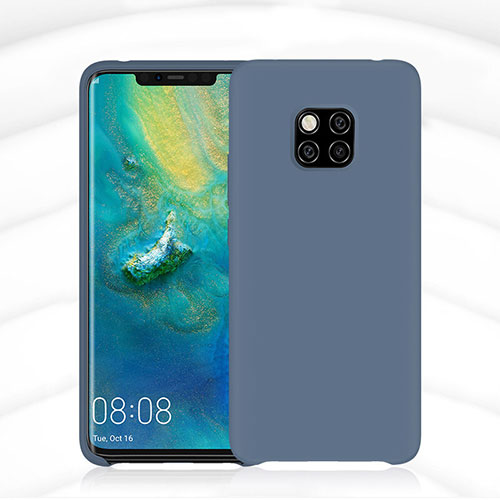 Ultra-thin Silicone Gel Soft Case 360 Degrees Cover C02 for Huawei Mate 20 Pro Blue