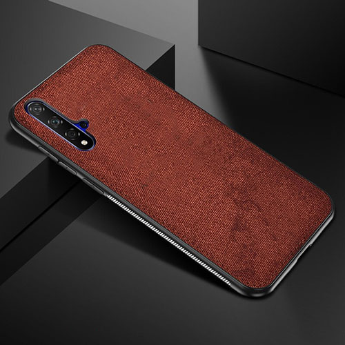 Ultra-thin Silicone Gel Soft Case 360 Degrees Cover C02 for Huawei Nova 5T Brown