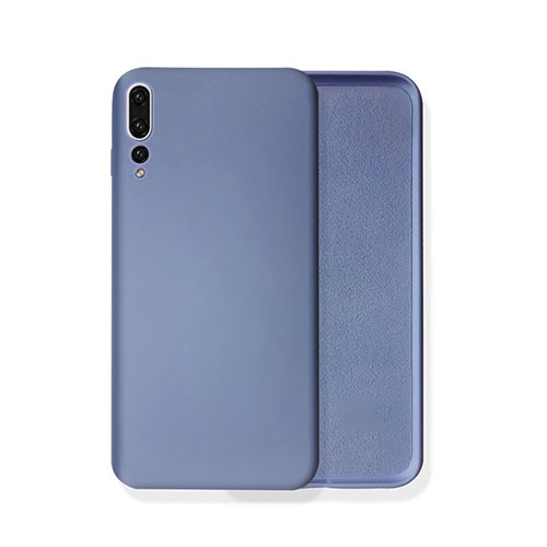 Ultra-thin Silicone Gel Soft Case 360 Degrees Cover C02 for Huawei P20 Pro Purple
