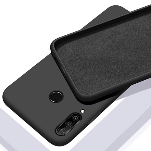 Ultra-thin Silicone Gel Soft Case 360 Degrees Cover C02 for Huawei P30 Lite Black