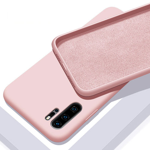 Ultra-thin Silicone Gel Soft Case 360 Degrees Cover C02 for Huawei P30 Pro New Edition Pink