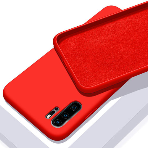 Ultra-thin Silicone Gel Soft Case 360 Degrees Cover C02 for Huawei P30 Pro New Edition Red