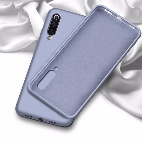 Ultra-thin Silicone Gel Soft Case 360 Degrees Cover C02 for Samsung Galaxy A70 Purple