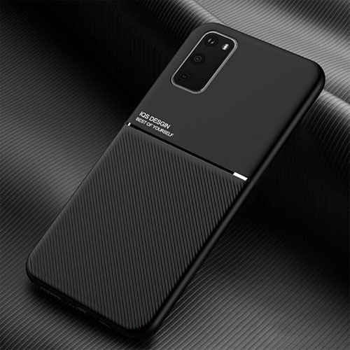 Ultra-thin Silicone Gel Soft Case 360 Degrees Cover C02 for Samsung Galaxy S20 5G Black