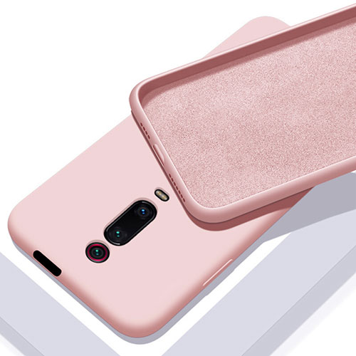 Ultra-thin Silicone Gel Soft Case 360 Degrees Cover C02 for Xiaomi Mi 9T Pro Pink