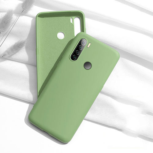 Ultra-thin Silicone Gel Soft Case 360 Degrees Cover C02 for Xiaomi Redmi Note 8 (2021) Green