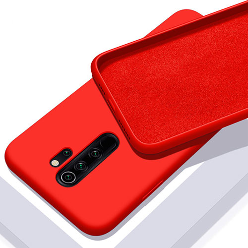 Ultra-thin Silicone Gel Soft Case 360 Degrees Cover C02 for Xiaomi Redmi Note 8 Pro Red