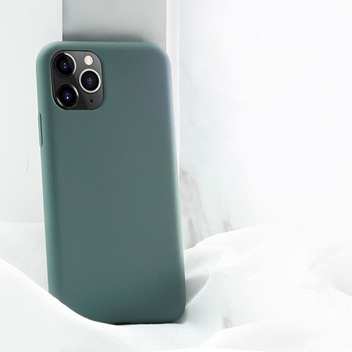 Ultra-thin Silicone Gel Soft Case 360 Degrees Cover C03 for Apple iPhone 11 Pro Gray