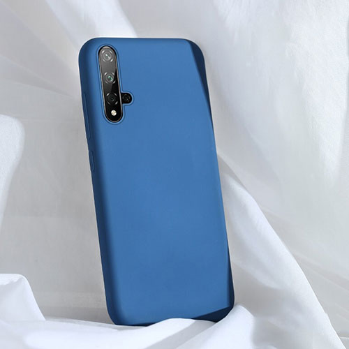 Ultra-thin Silicone Gel Soft Case 360 Degrees Cover C03 for Huawei Nova 5 Pro Blue