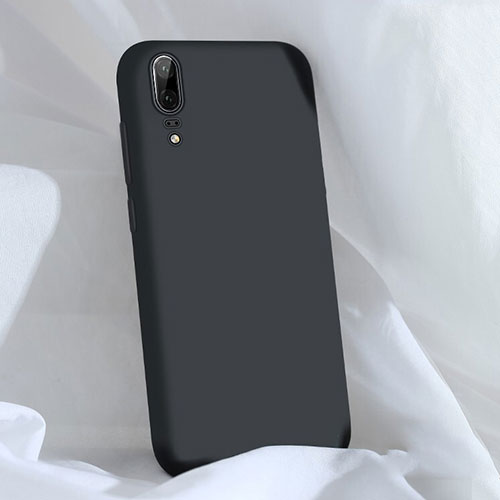 Ultra-thin Silicone Gel Soft Case 360 Degrees Cover C03 for Huawei P20 Black