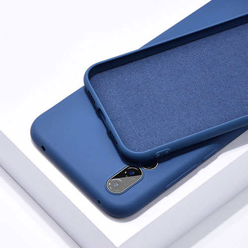 Ultra-thin Silicone Gel Soft Case 360 Degrees Cover C03 for Huawei P20 Pro Blue