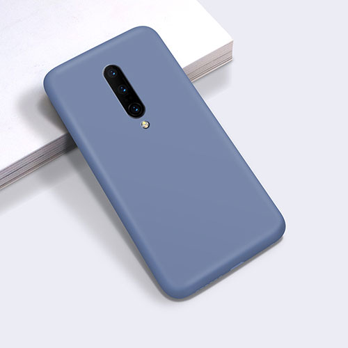 Ultra-thin Silicone Gel Soft Case 360 Degrees Cover C03 for OnePlus 8 Gray