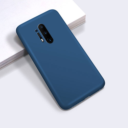 Ultra-thin Silicone Gel Soft Case 360 Degrees Cover C03 for OnePlus 8 Pro Blue