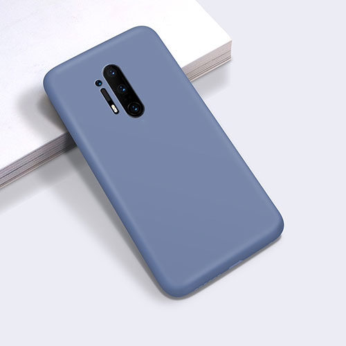 Ultra-thin Silicone Gel Soft Case 360 Degrees Cover C03 for OnePlus 8 Pro Gray