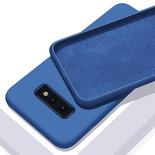 Ultra-thin Silicone Gel Soft Case 360 Degrees Cover C03 for Samsung Galaxy S10e Blue