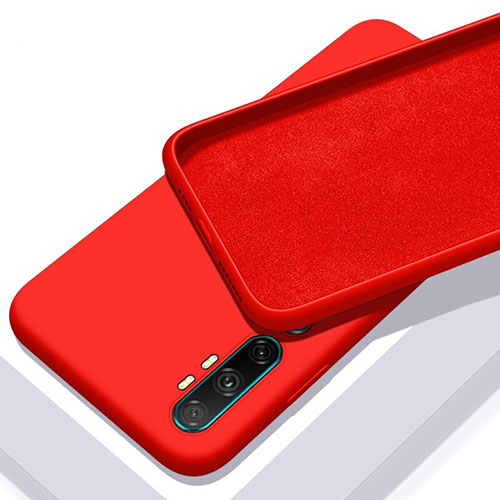 Ultra-thin Silicone Gel Soft Case 360 Degrees Cover C03 for Xiaomi Mi Note 10 Pro Red