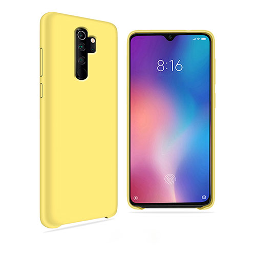 Ultra-thin Silicone Gel Soft Case 360 Degrees Cover C03 for Xiaomi Redmi Note 8 Pro Yellow