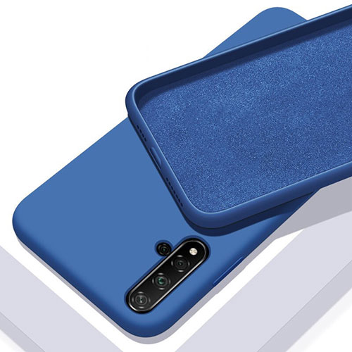 Ultra-thin Silicone Gel Soft Case 360 Degrees Cover C04 for Huawei Nova 5 Blue