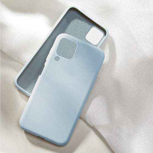 Ultra-thin Silicone Gel Soft Case 360 Degrees Cover C04 for Huawei Nova 6 SE Sky Blue