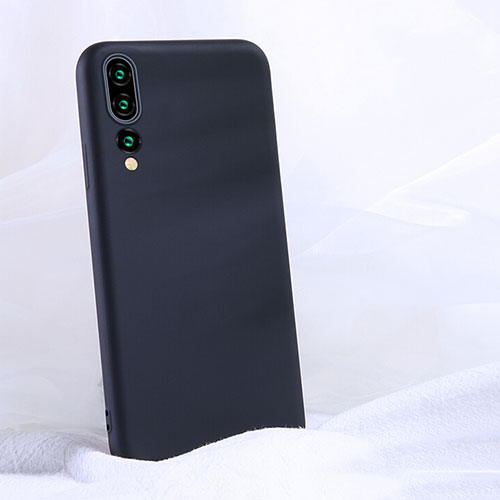 Ultra-thin Silicone Gel Soft Case 360 Degrees Cover C04 for Huawei P20 Pro Black