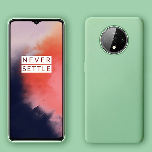Ultra-thin Silicone Gel Soft Case 360 Degrees Cover C04 for OnePlus 7T Green