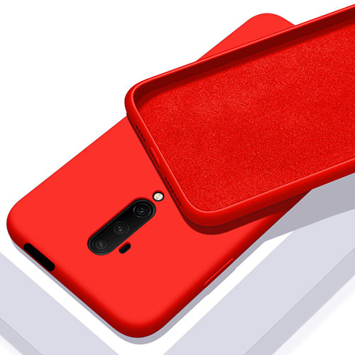 Ultra-thin Silicone Gel Soft Case 360 Degrees Cover C04 for OnePlus 7T Pro Red