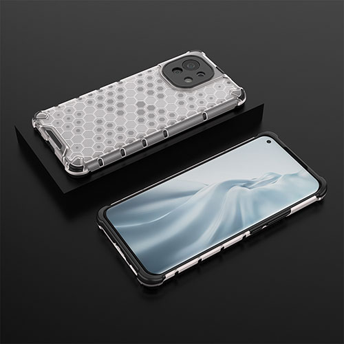 Ultra-thin Silicone Gel Soft Case 360 Degrees Cover C04 for Xiaomi Mi 11 5G White