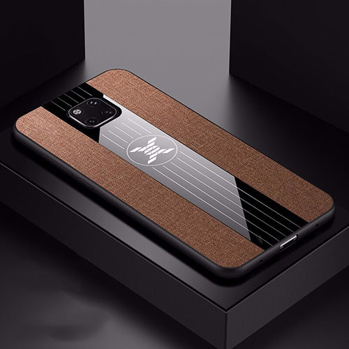 Ultra-thin Silicone Gel Soft Case 360 Degrees Cover C05 for Huawei Mate 20 Pro Brown