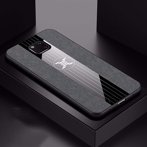 Ultra-thin Silicone Gel Soft Case 360 Degrees Cover C05 for Huawei Mate 20 Pro Dark Gray