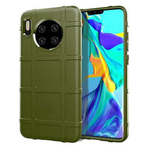 Ultra-thin Silicone Gel Soft Case 360 Degrees Cover C05 for Huawei Mate 30 Green